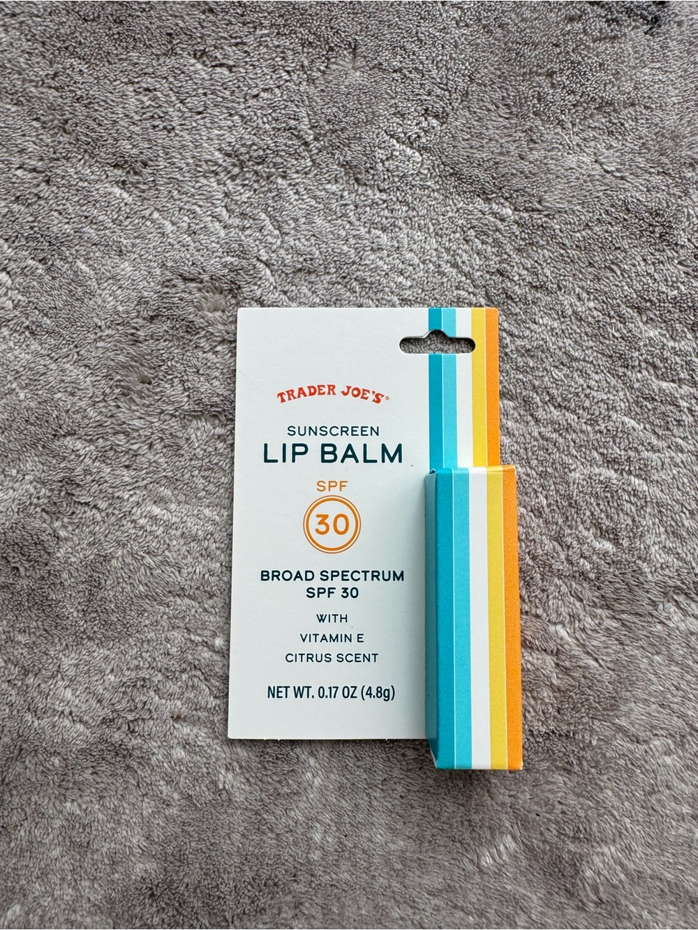 Trader Joe's SPF 30 Sunscreen Lip Balm - Citrus